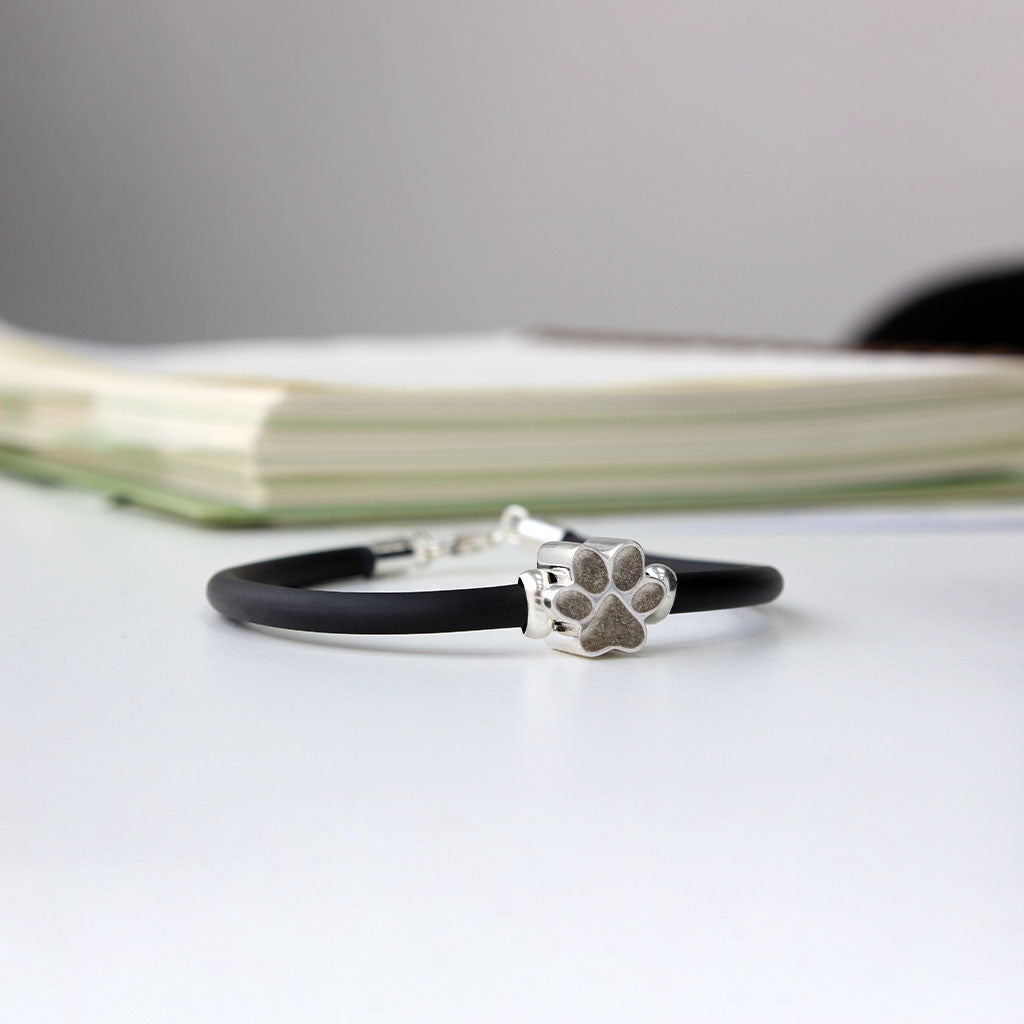 Charm de plata · Huella con cenizas de tu mascota