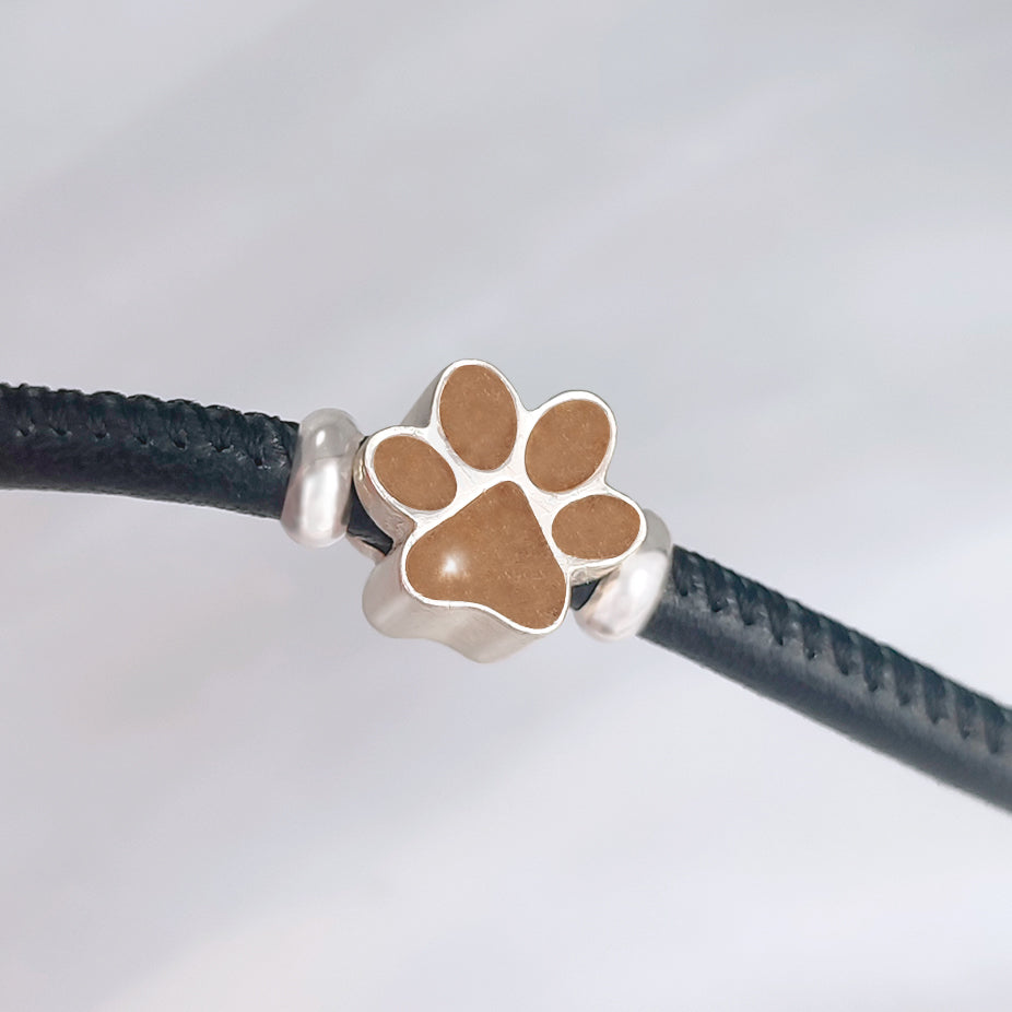 Charm de plata · Huella de pelo de tu mascota