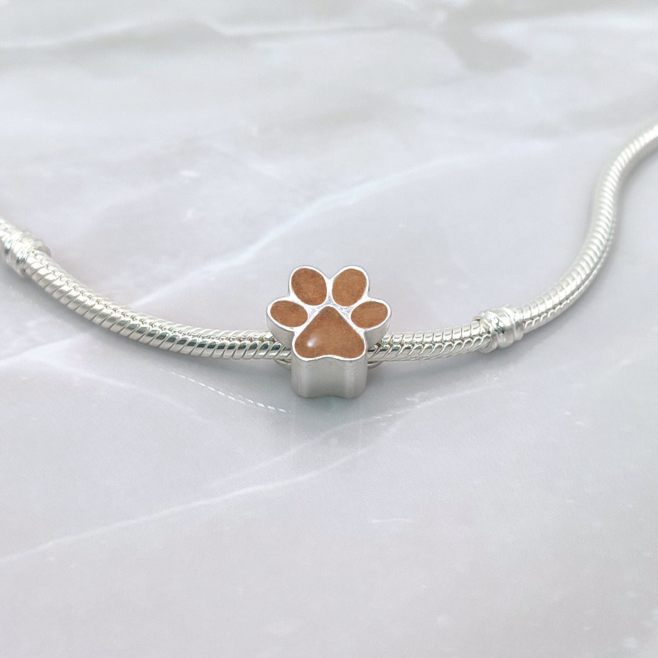 Charm de plata · Huella de pelo de tu mascota