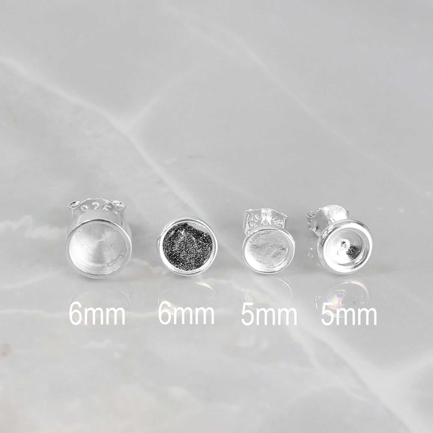 Pendientes con Cenizas en Circulo