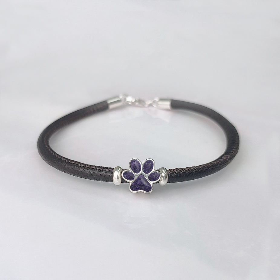 Charm de plata · Huella con cenizas de tu mascota