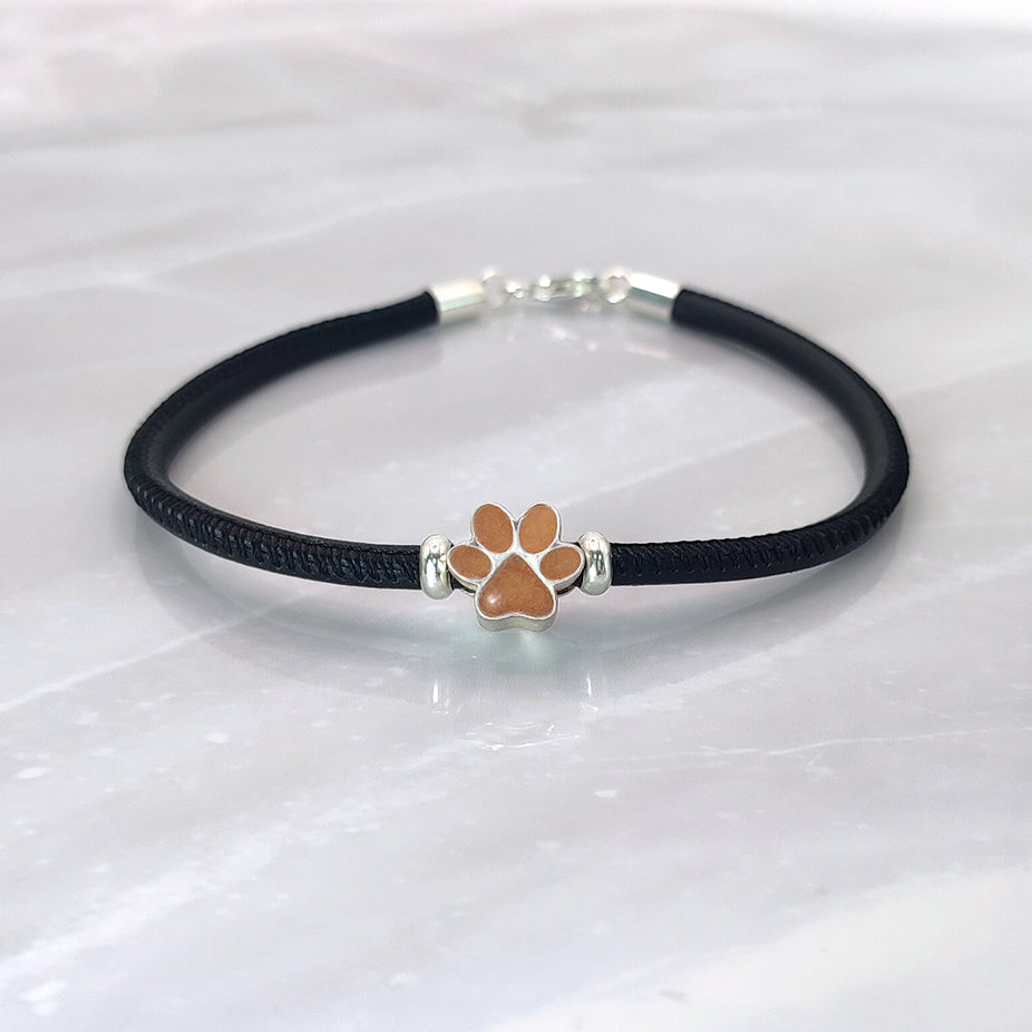 Charm de plata · Huella de pelo de tu mascota