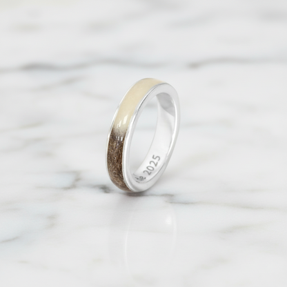 Alianza de Plata con Pelo de Mascota 