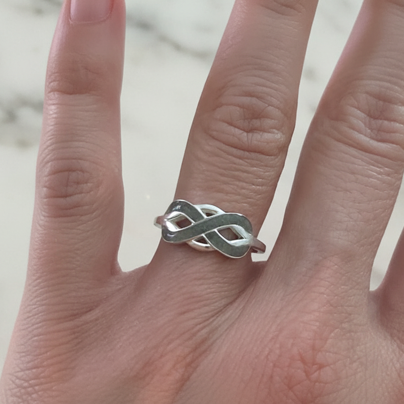 Anillo con Cenizas en Infinito de Plata