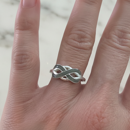 Anillo con Cenizas en Infinito de Plata