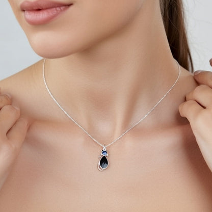 Colgante con Cenizas en Silueta de Gato de Plata