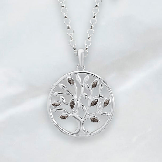 Colgante con Cenizas en Árbol de la Vida
