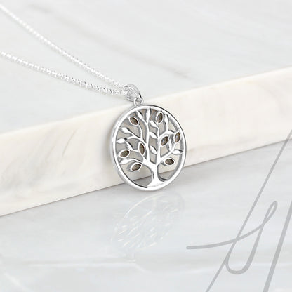 Colgante con Cenizas en Hojas del Árbol de la Vida