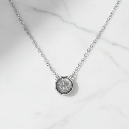 Colgante con Cenizas en Círculo con Cadena Integrada de 40-45cm