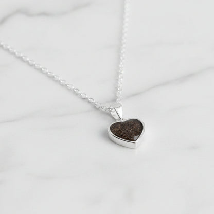 Colgante con Cenizas en Corazón de 10mm
