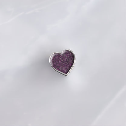 Charm de plata · Corazón con cenizas de tu mascota