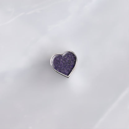 Charm de plata · Corazón con cenizas de tu mascota
