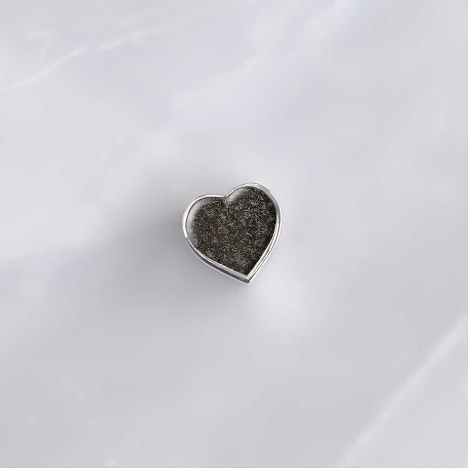 Charm de plata · Corazón con cenizas de tu mascota