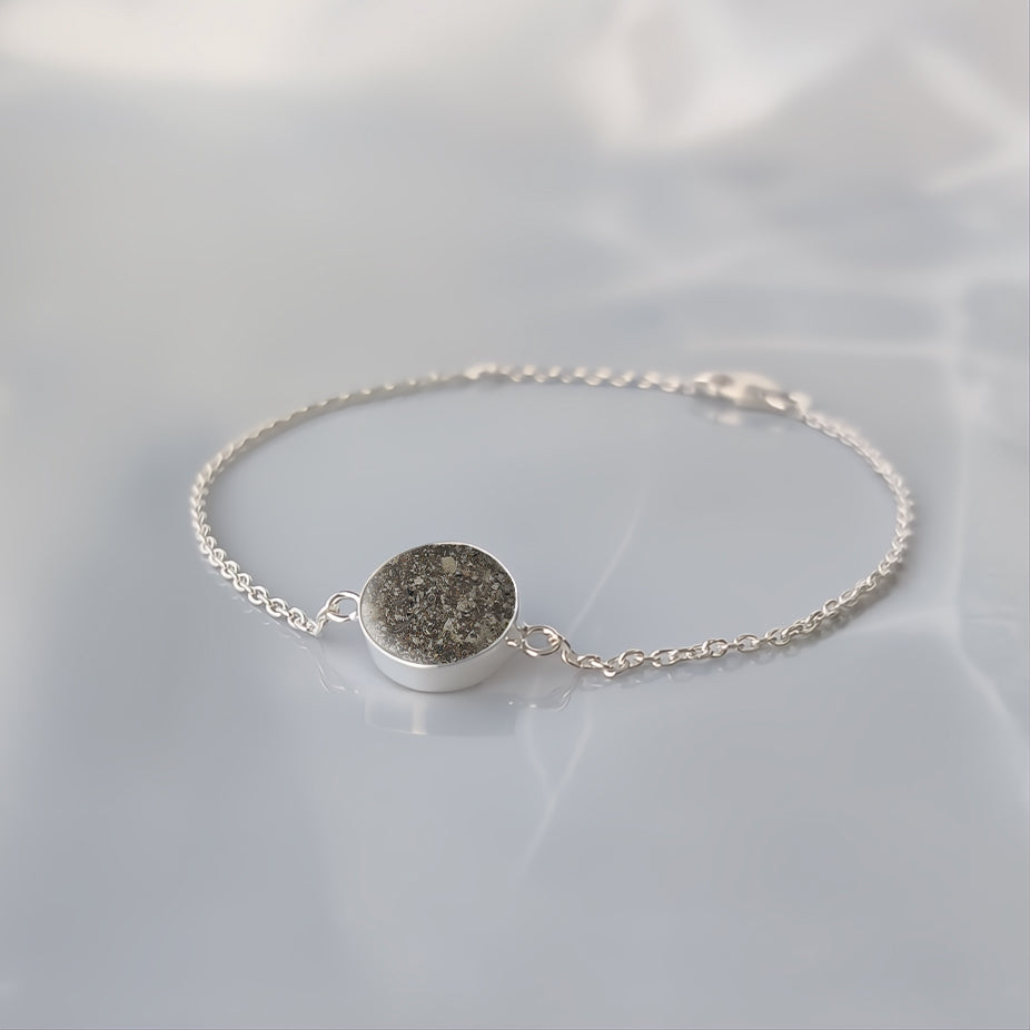 Pulsera de plata · Círculo de cenizas