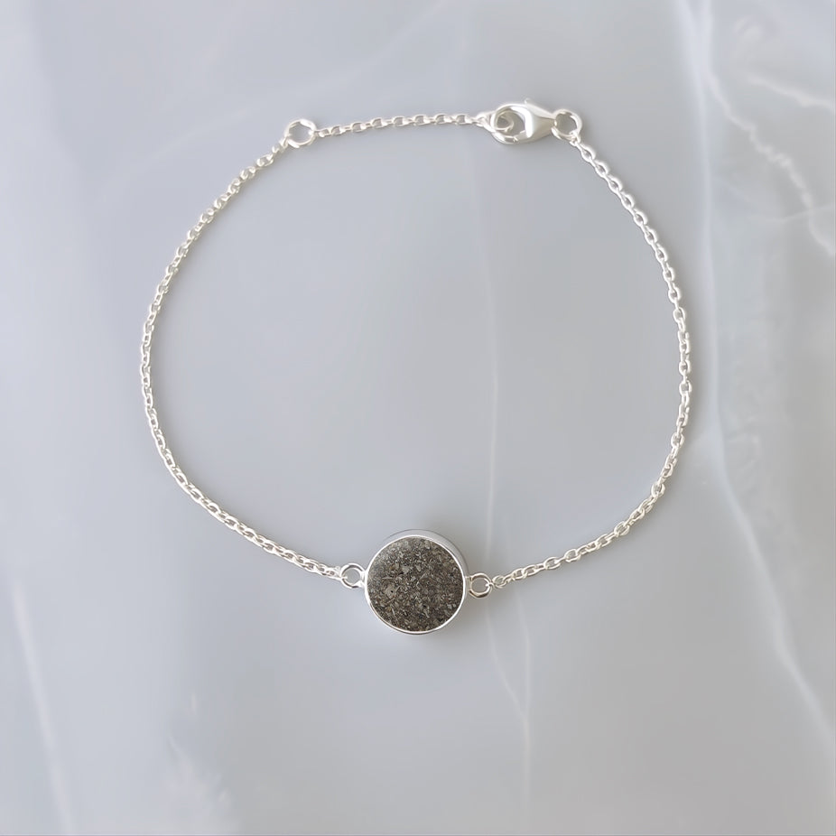 Pulsera de plata · Círculo de cenizas